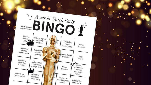 An Academy Award themed Bingo sheet
